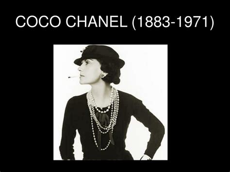 coco chanel presentation.